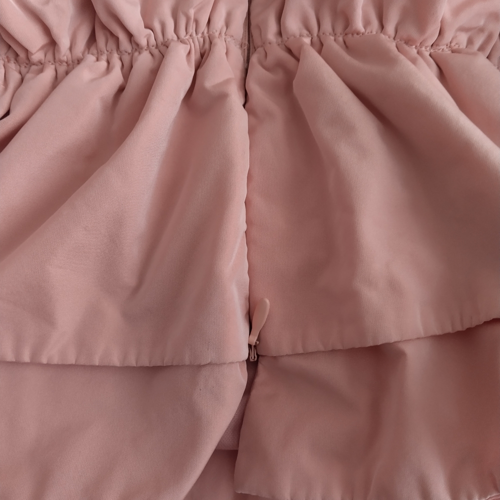 Zara Tiered Ruffled Blouse Large Pink - Picture 6 of 11